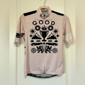 🚴🏼‍♀️🚴🏽 Ostroy Bold Good Pink Short-Sleeve Cycling Jersey 🚴🚴‍♀️
